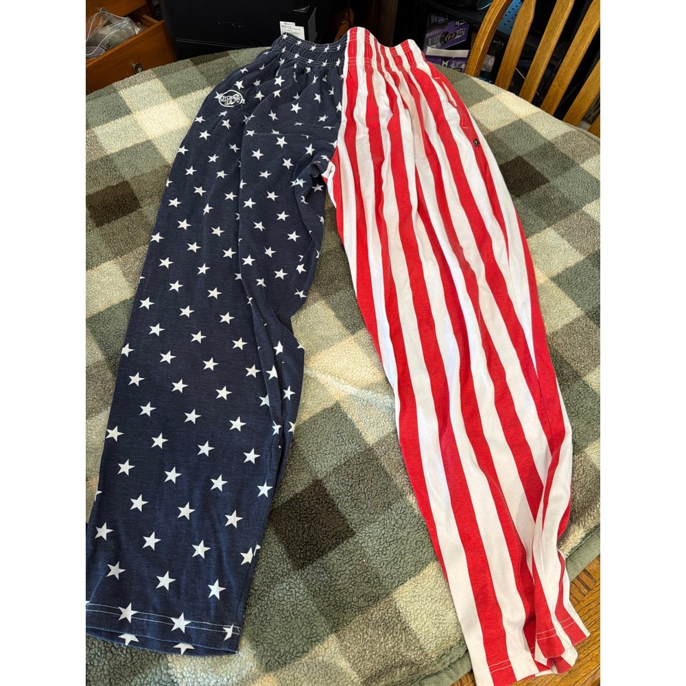 Otomix Sport Mens American Flag Baggy Gym Pants Stars Stripes Red White Blue XL